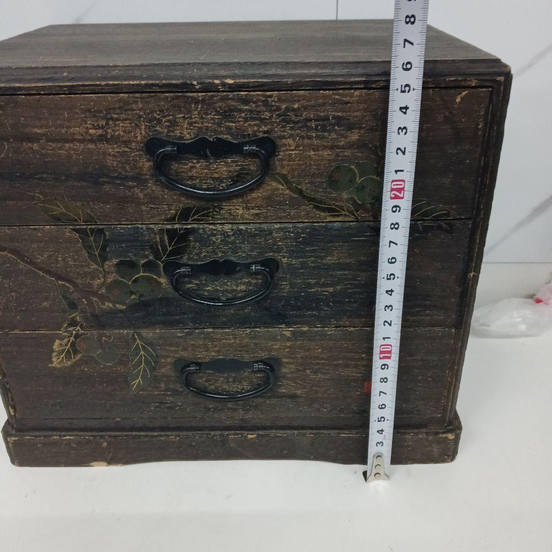 からくりタンス 小タンス アンティーク 和風 チェスト 民芸家具 B