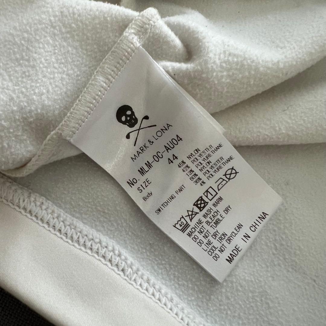 MARK&LONA マークアンドロナ　ハーフジップ スウェット　裏起毛　ロゴ