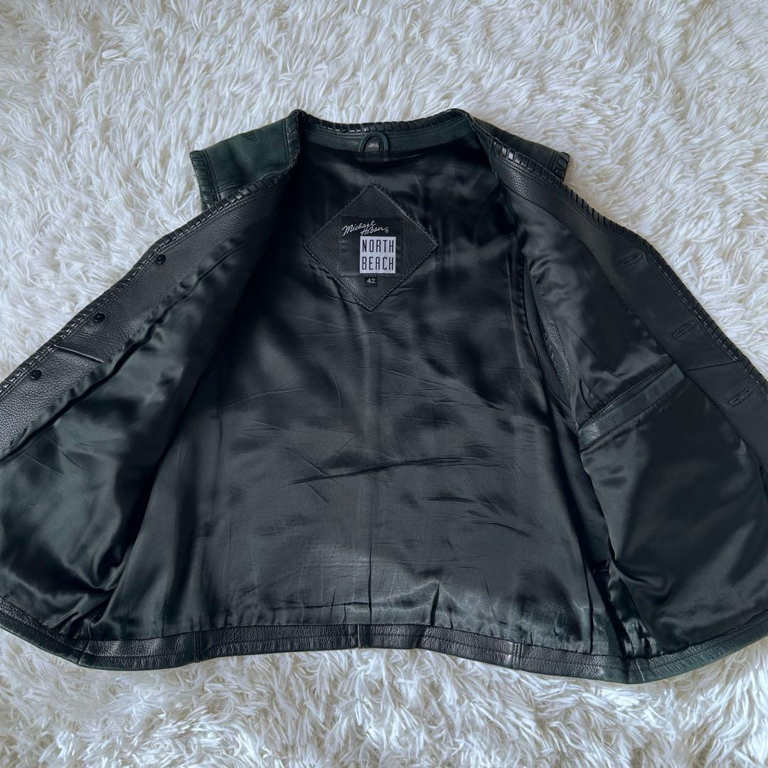 Michael Hoban NORTH BEACH 本革 レザーベスト 90s