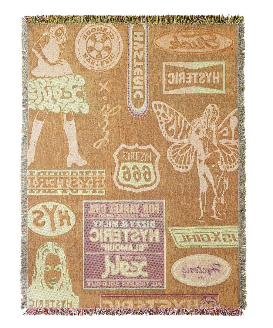 ラグ・カーペット X-girl HYSTERIC GLAMOUR JACQUARD BLANKET