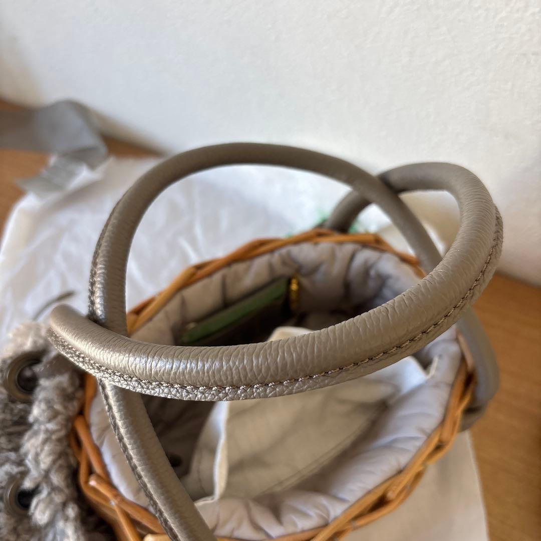 エバゴス　フニュシュリンク　スウィートPバスケット　カシミヤ　グレー