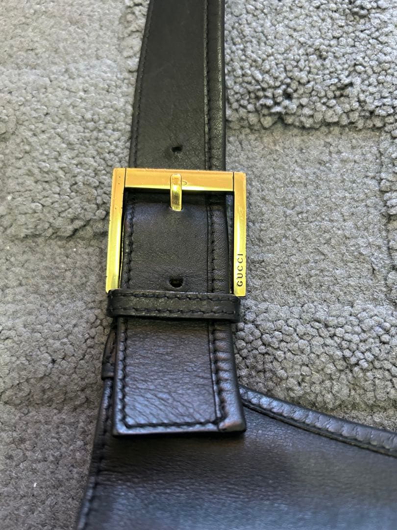 美品　GUCCI グッチ ショルダーバッグ 黒