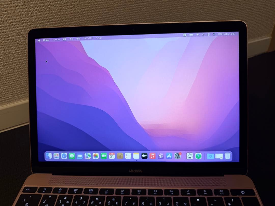 【美品】512GB ローズピンク MacBook A1534 12inch