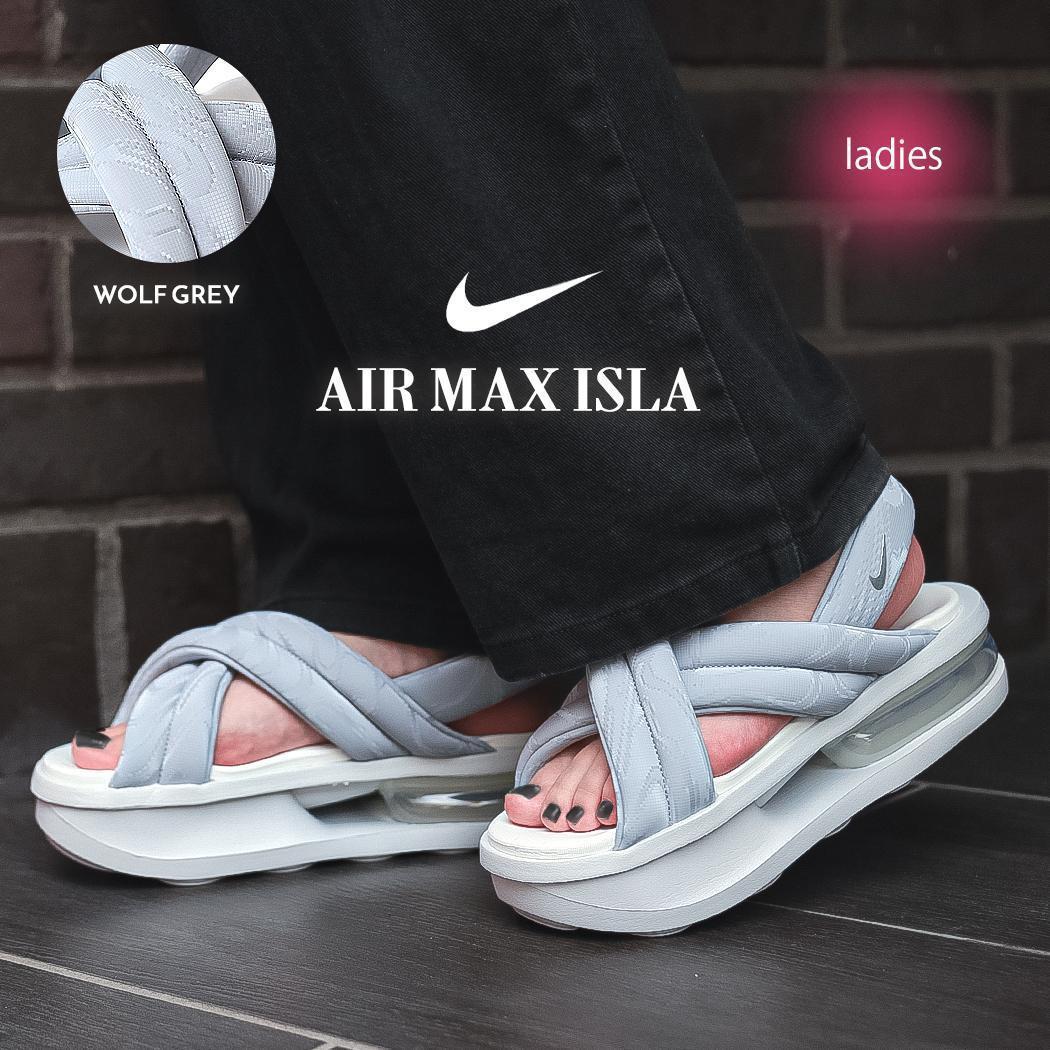 NIKE　ナイキ　エア マックス アイラ　ISLA　23cm グレー サンダル