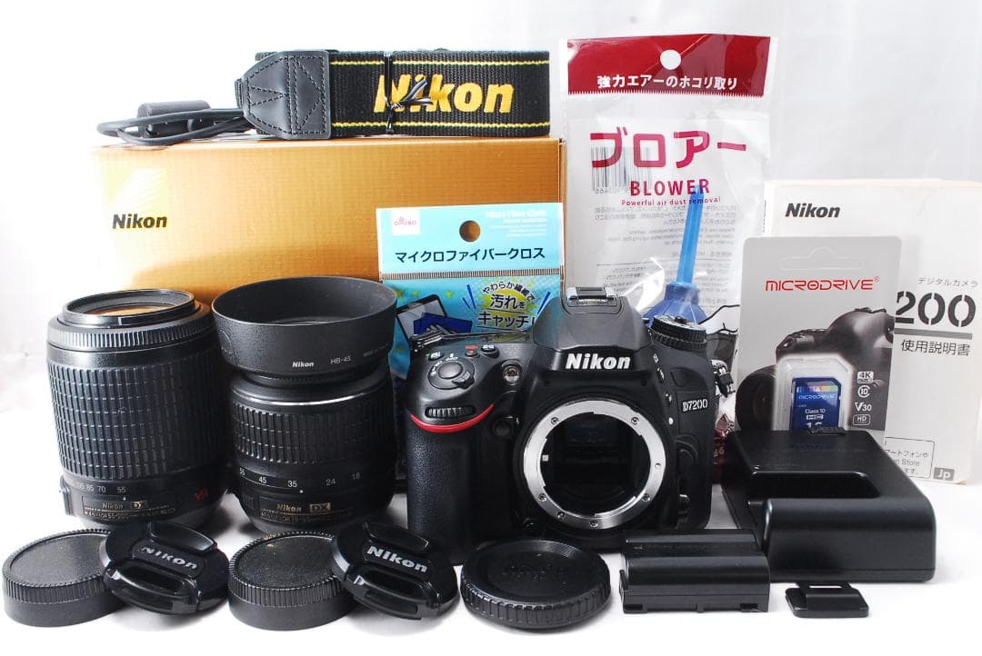 ✨超豪華セット✨超美品✨Nikon D7200 ダブルレンズセット