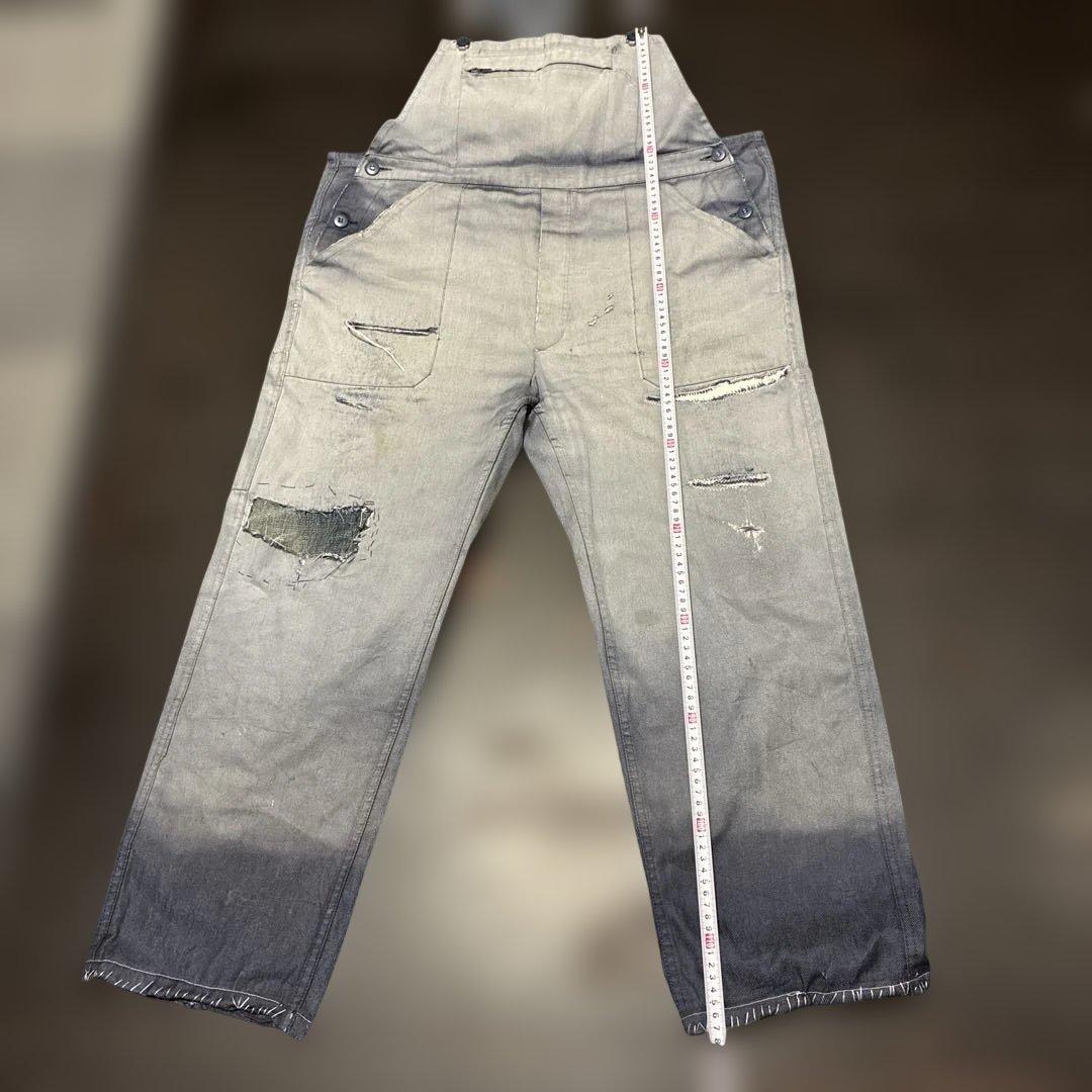 ボロの美学ユーロモールスキン鬼フェードオーバーオール