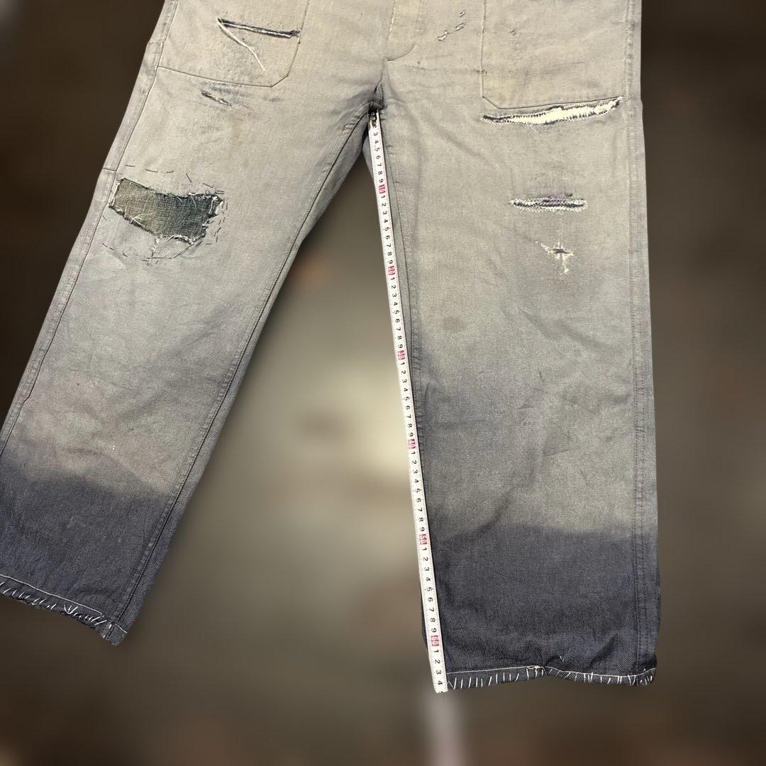 ボロの美学ユーロモールスキン鬼フェードオーバーオール