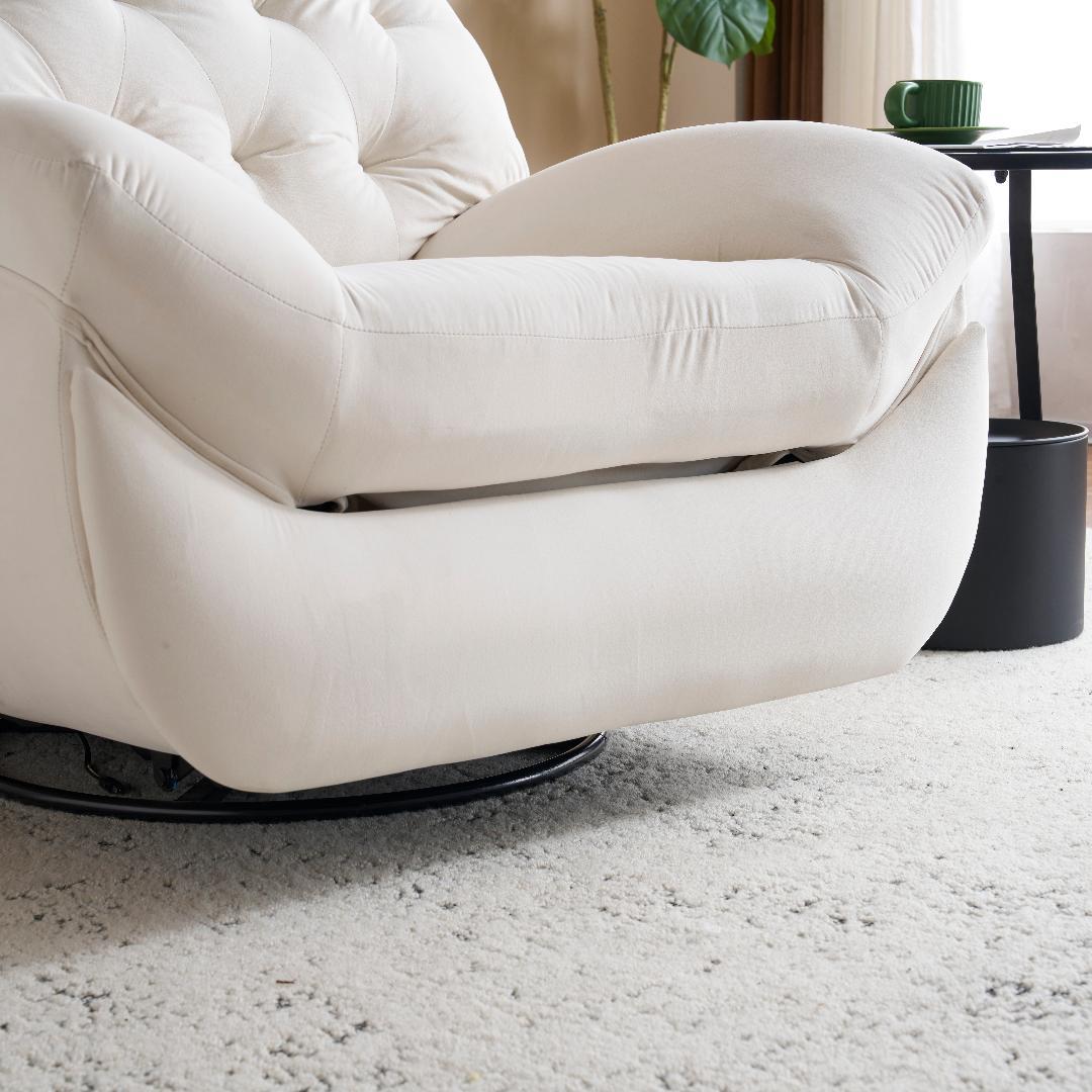 電動1人掛けソファー リクライニングチェア 270度回転 背調節105-165