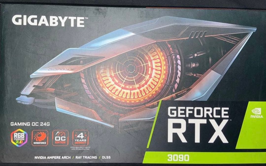 bio出品【動作確認済】RTX 3090 24GB GIGABYTE