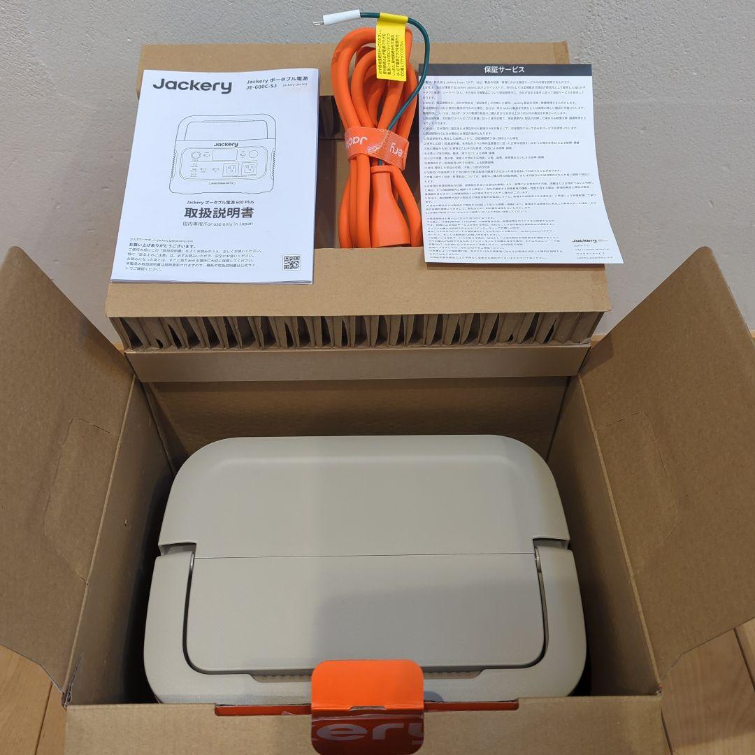 【完品・美品】Jackery 600 Plus JE-600C-SJ