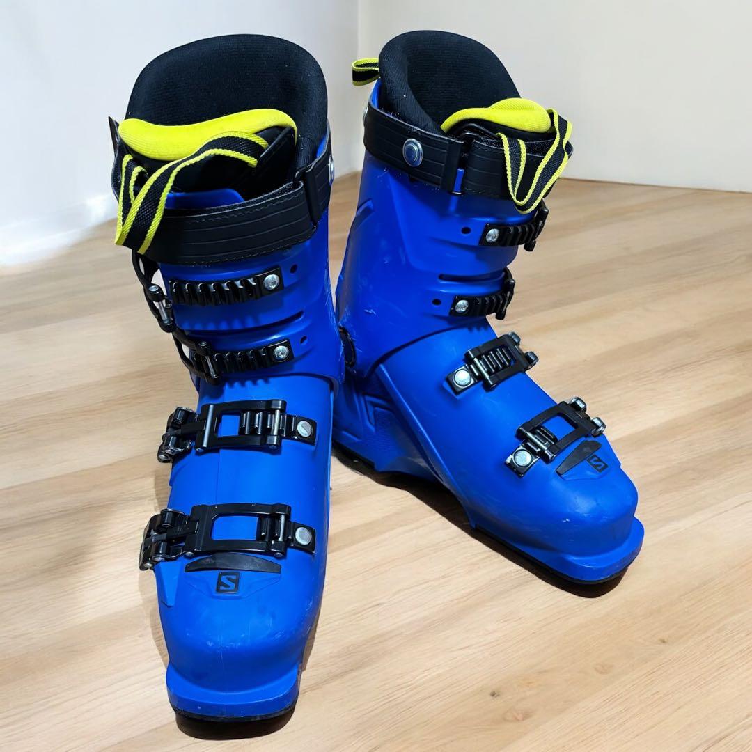 良品✨サロモン S/RACE65 22.5cm ジュニア上位モデル スキーブーツ
