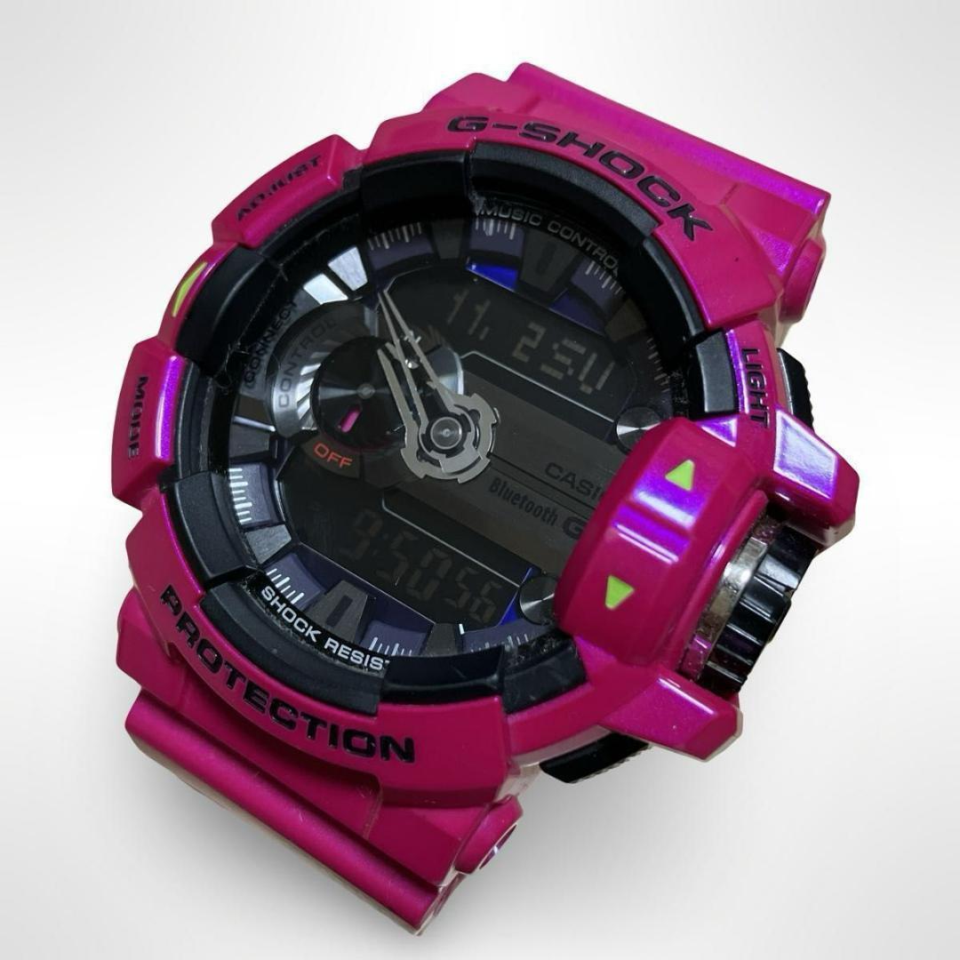 CASIO G-SHOCK GBA-400 ピンク Bluetooth アナデジ