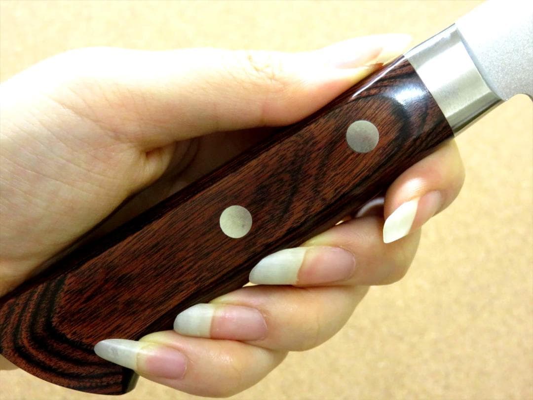 関の刃物 三徳包丁 170mm 濃州正宗作 割込 ステンレス鋼 両刃 万能 包丁