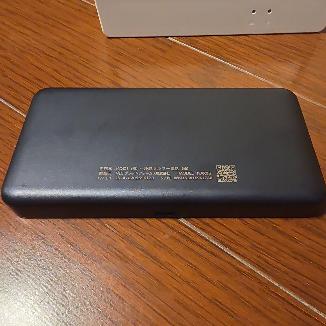 Speed Wi-Fi 5G X12 NR03PUA クレードル付き