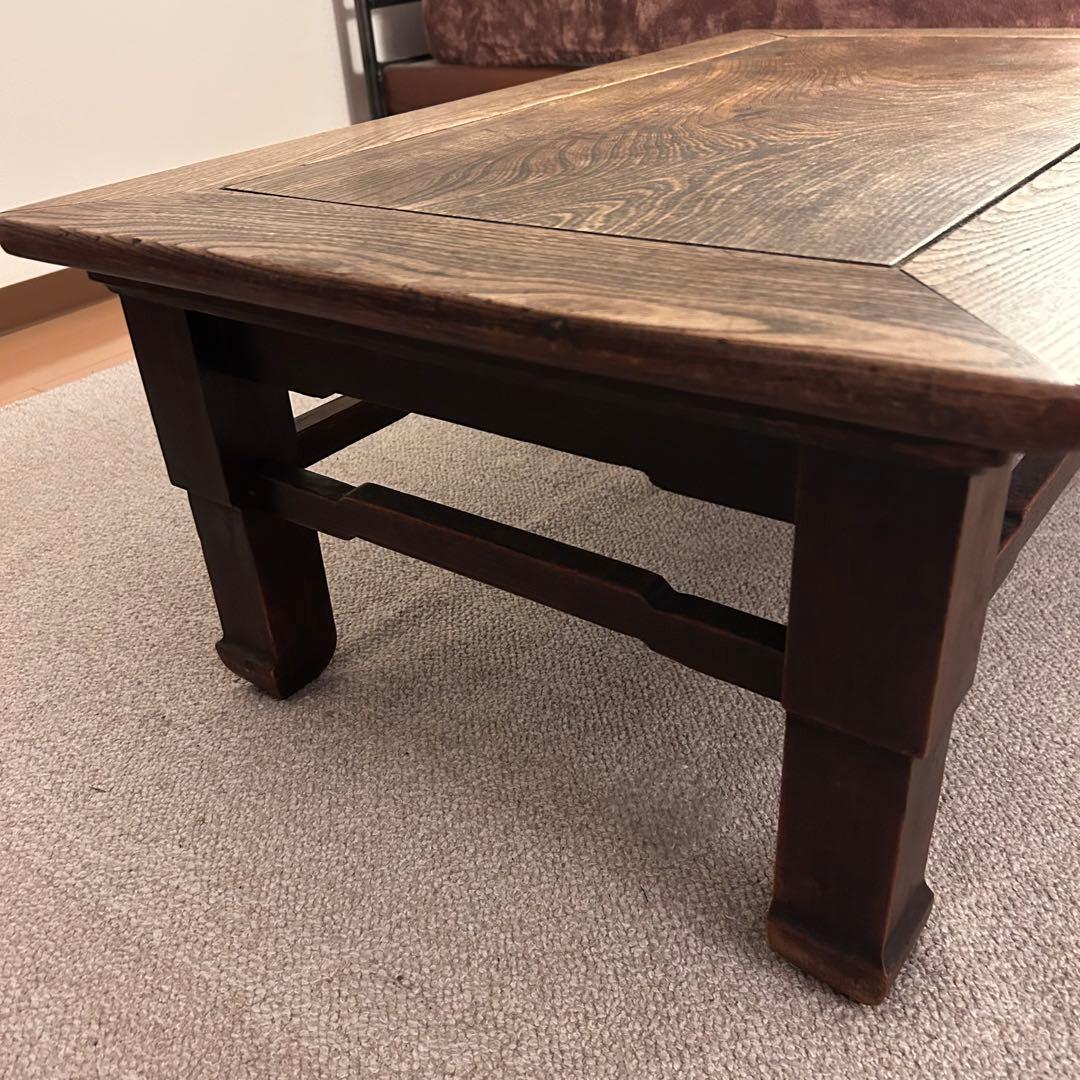 ケヤキ　木製　テーブル