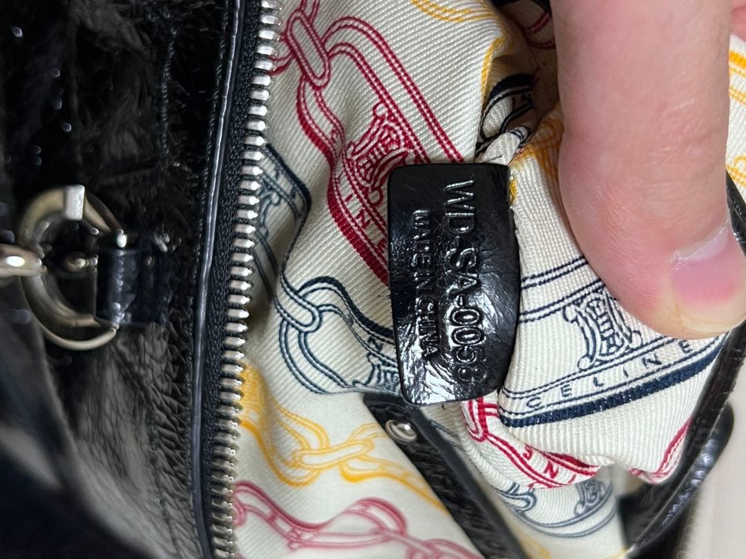 CELINEマカダムレザーバッグ