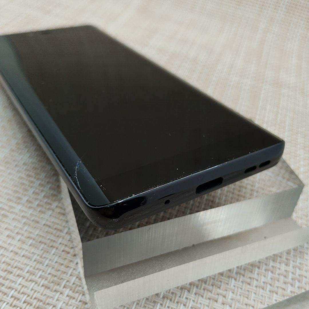 ①②ゆ Hand 5G P780 黒128GB SIMフリー　割れあり