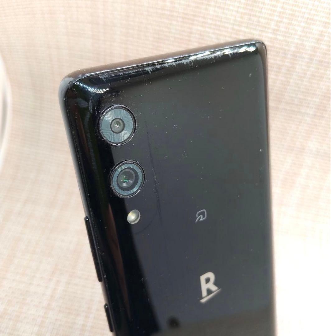 ①②ゆ Hand 5G P780 黒128GB SIMフリー　割れあり