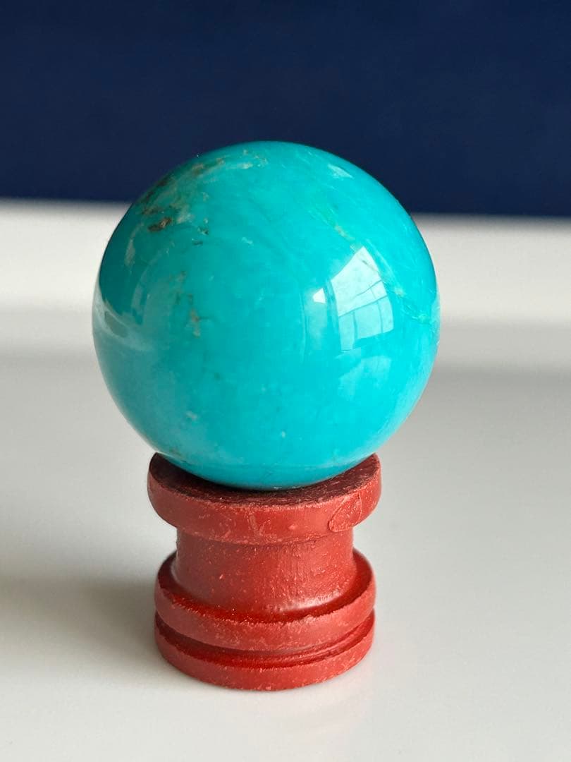 ✨超希少✨ターコイズ　トルコ石　丸玉　30㎜　スフィア