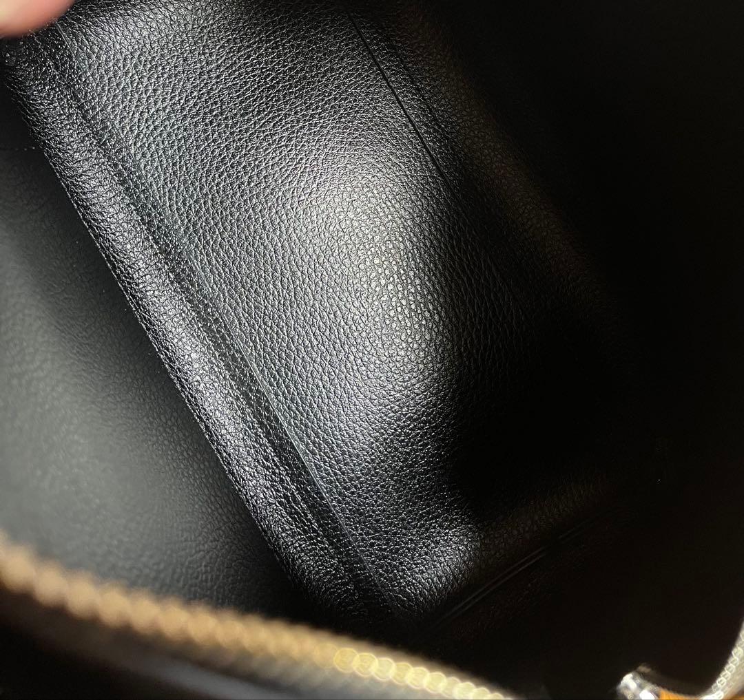 YAHKI ブラック ソフトボストン型ショルダーバッグ