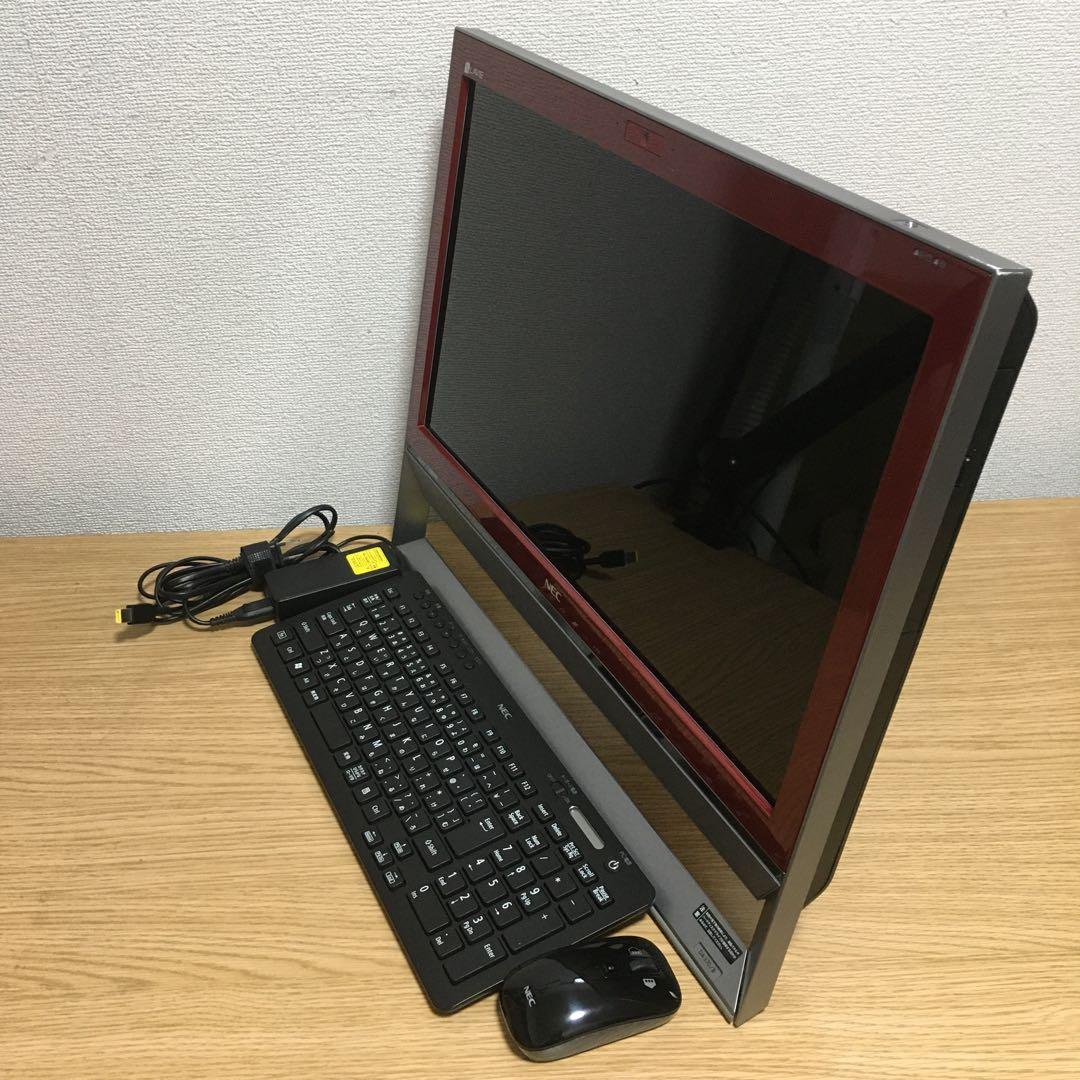 NEC 一体型 デスクトップ Win11 新品SSD搭載 地デジ カメラ 取説