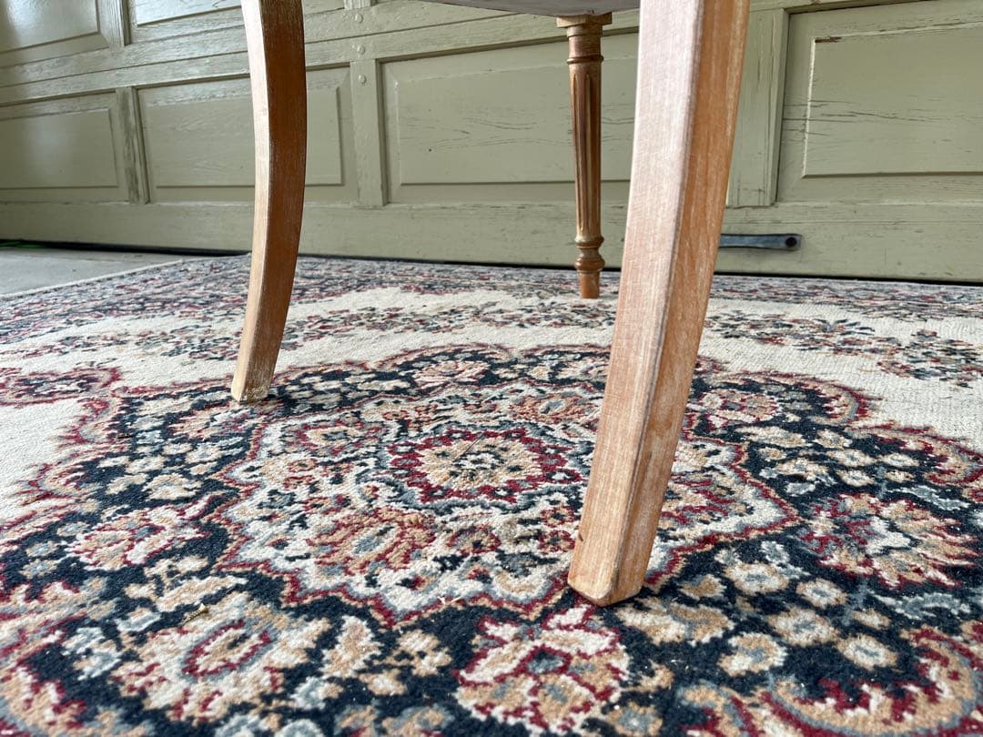 クラシックデザイン ダイニングチェアIDC 大塚家具 BIANCO デカペ塗装