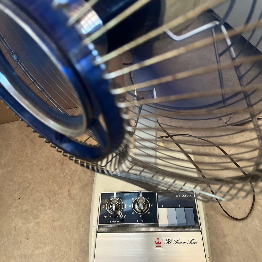 【希少】昭和レトロ　SHARP シャープ　扇風機　PG−30ST