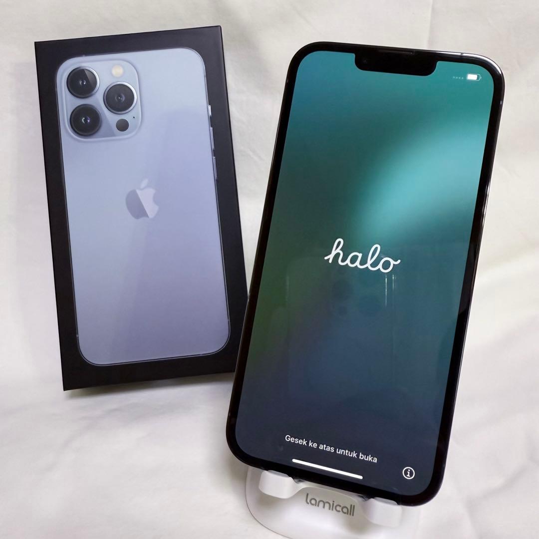 ひぃ【美品】iPhone13 pro 512GBシエラブルー SIMフリー