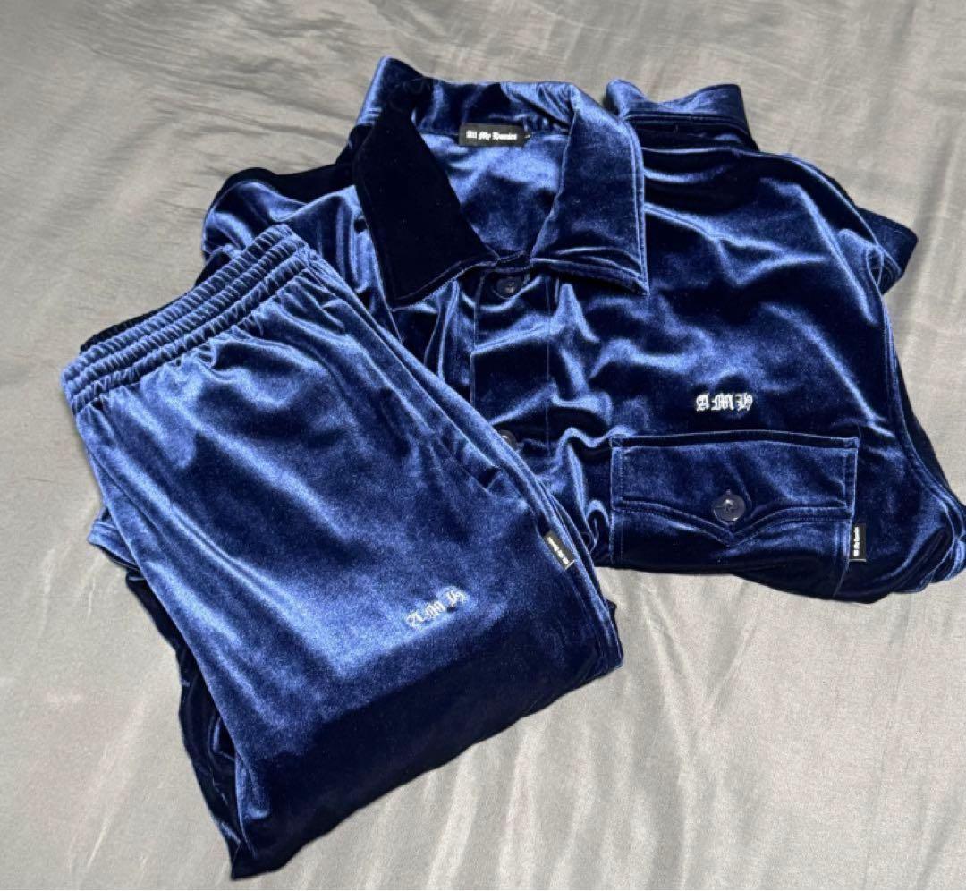 ZORN着用 All my homies ベロアセットアップ