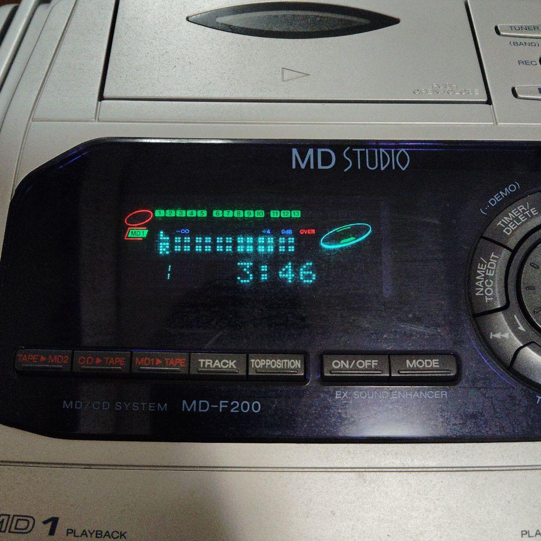SHARP MD-F200 ポータブルコンポ　ジャンク