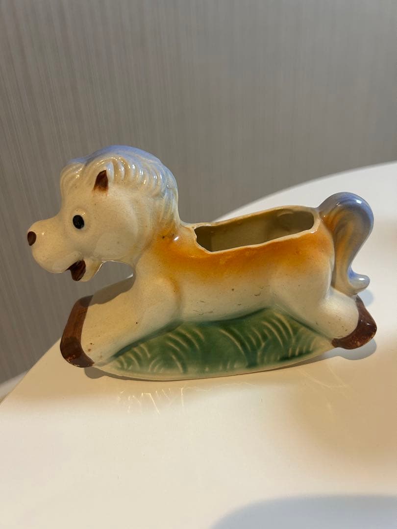 値下げしました！【超貴重　オキュパイドジャパン】ポニー　プランター