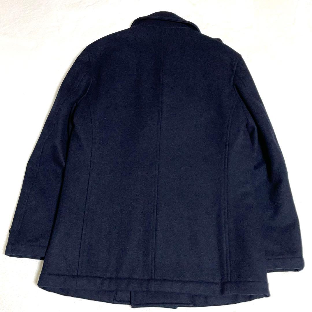 Paul Smith ナポレオンコート Pコート カシミヤ混 銀ボタン