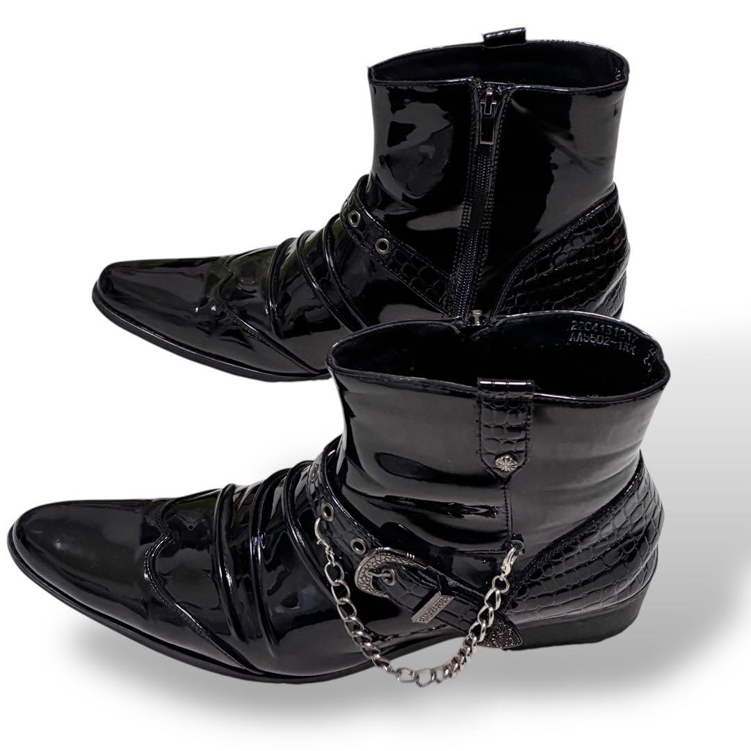靴 00s archive chain belt boots studs y2k