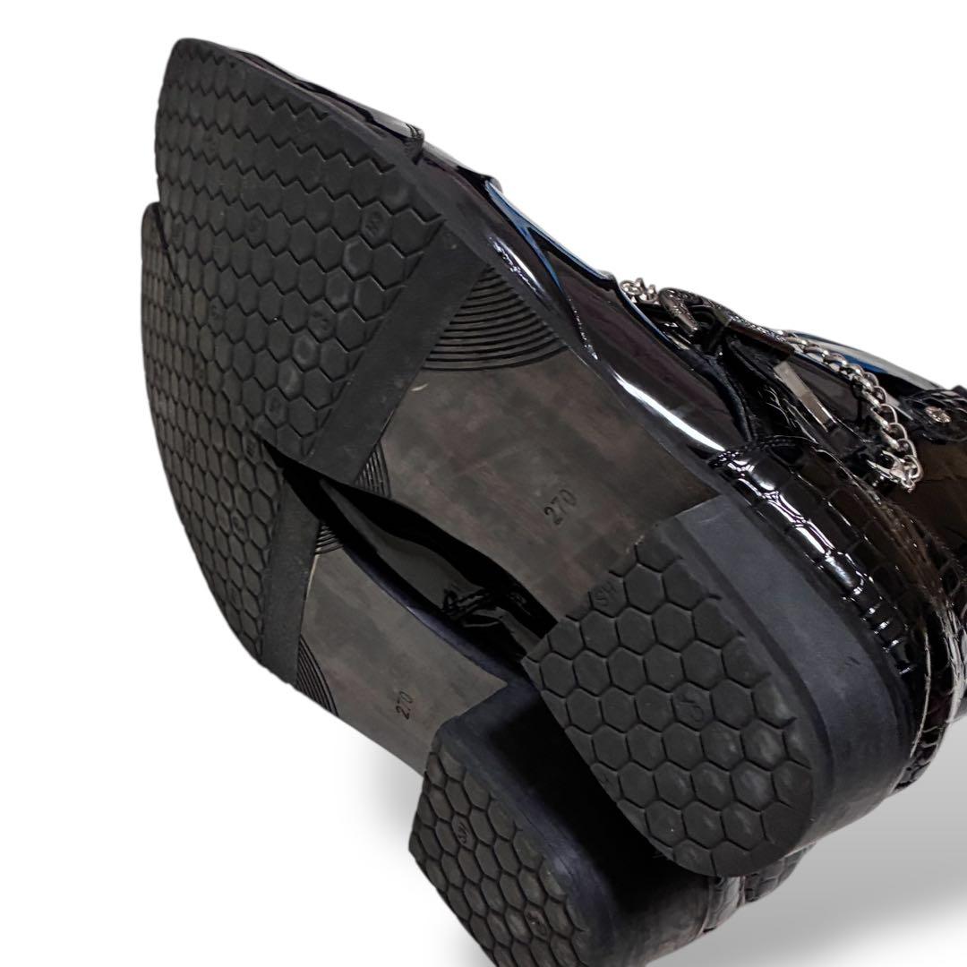 靴 00s archive chain belt boots studs y2k