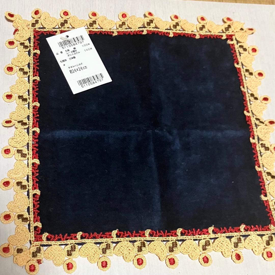 近沢レース⭐︎ユーハイムコラボタオルハンカチ