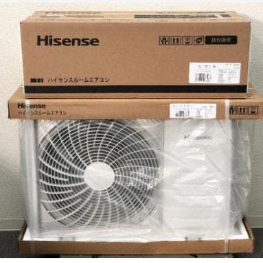 新品☆取付工事込み☆ハイセンス2025年6畳取外し廃棄込み神奈川東京千葉埼玉静岡
