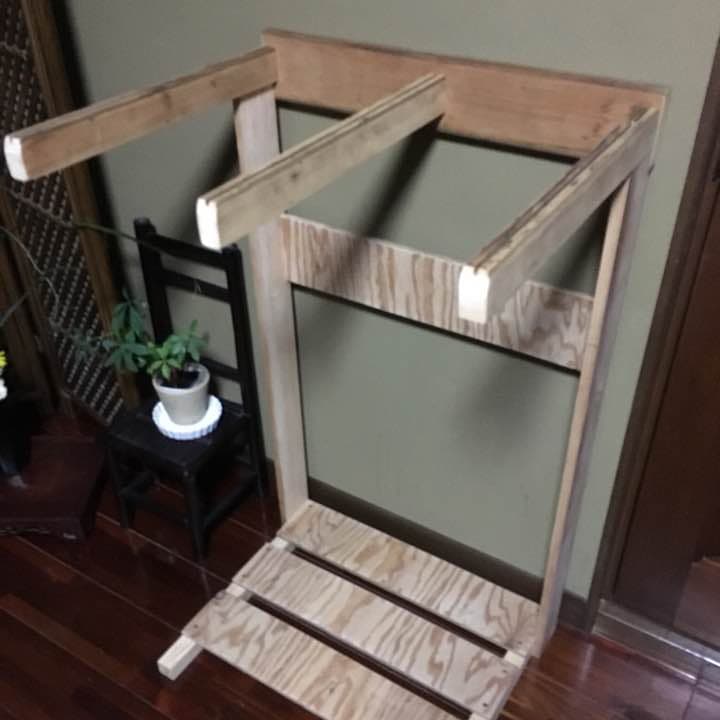 サーフボードラック ひのきのいい香り