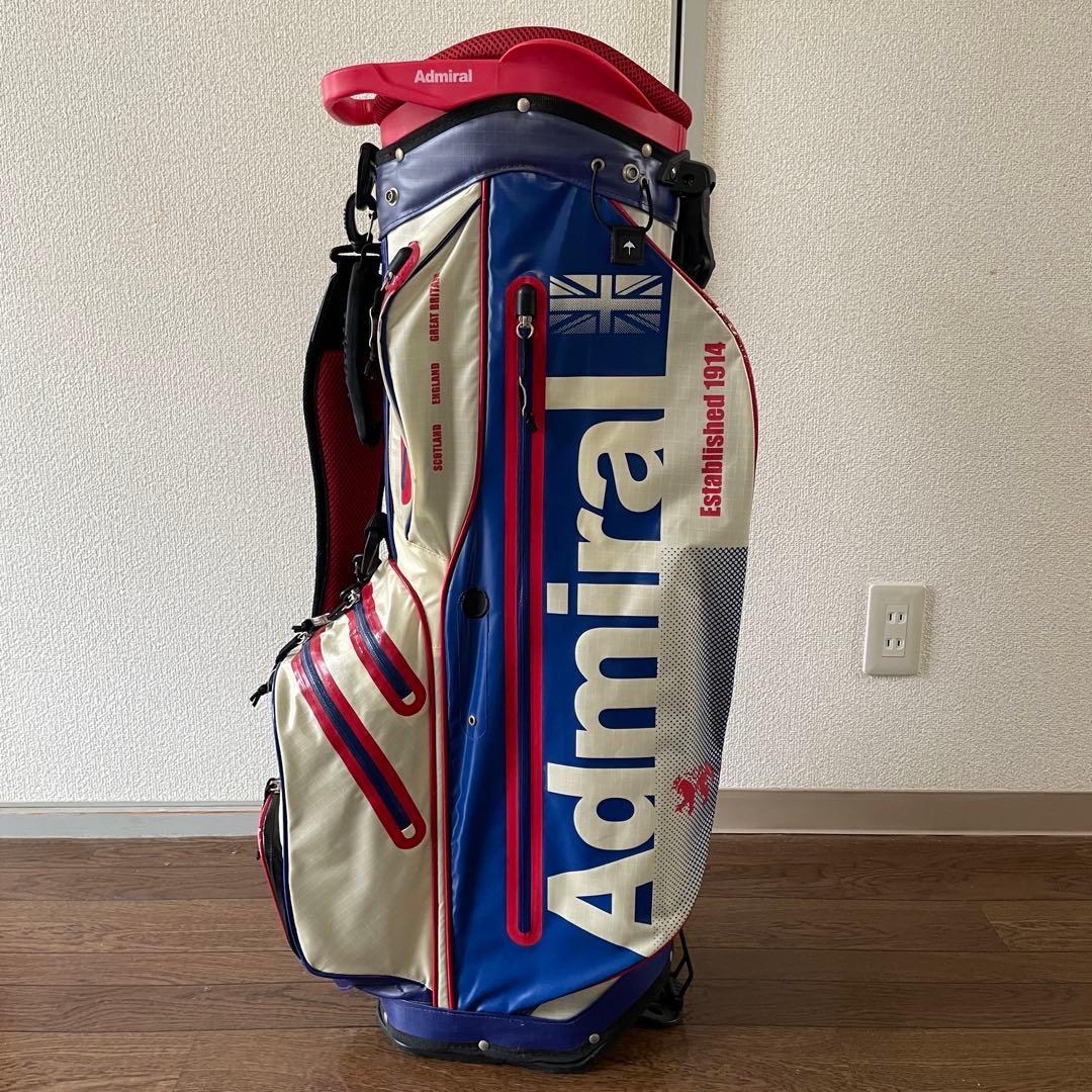 【値下げ可能】アドミラル　キャディバッグ トリコロール　1914 Admira