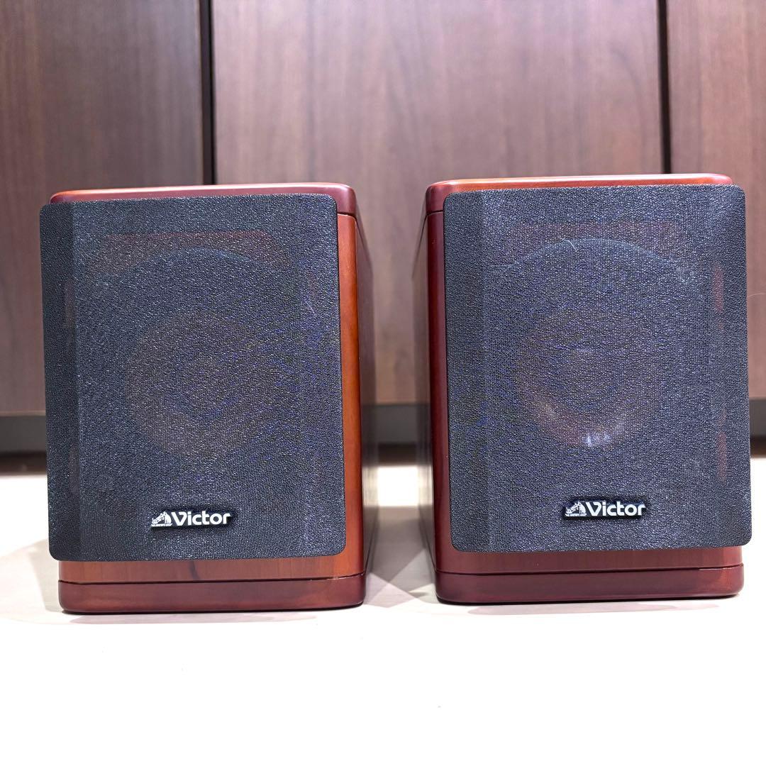美品✨Victor SP-EXA1 ウッドコーンスピーカー ペア 純正ケーブル付