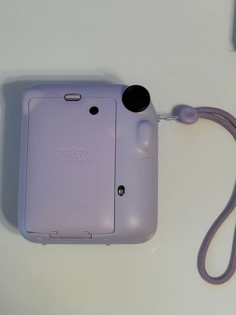 チェキ　instax mini12 ライラックパープル　ケース付
