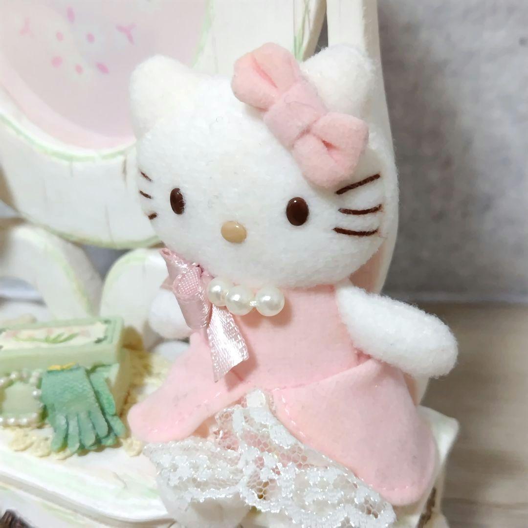 ハローキティちゃん✨フォトフレーム写真立て　2002希少　ぬいぐるみ　ドレッサー