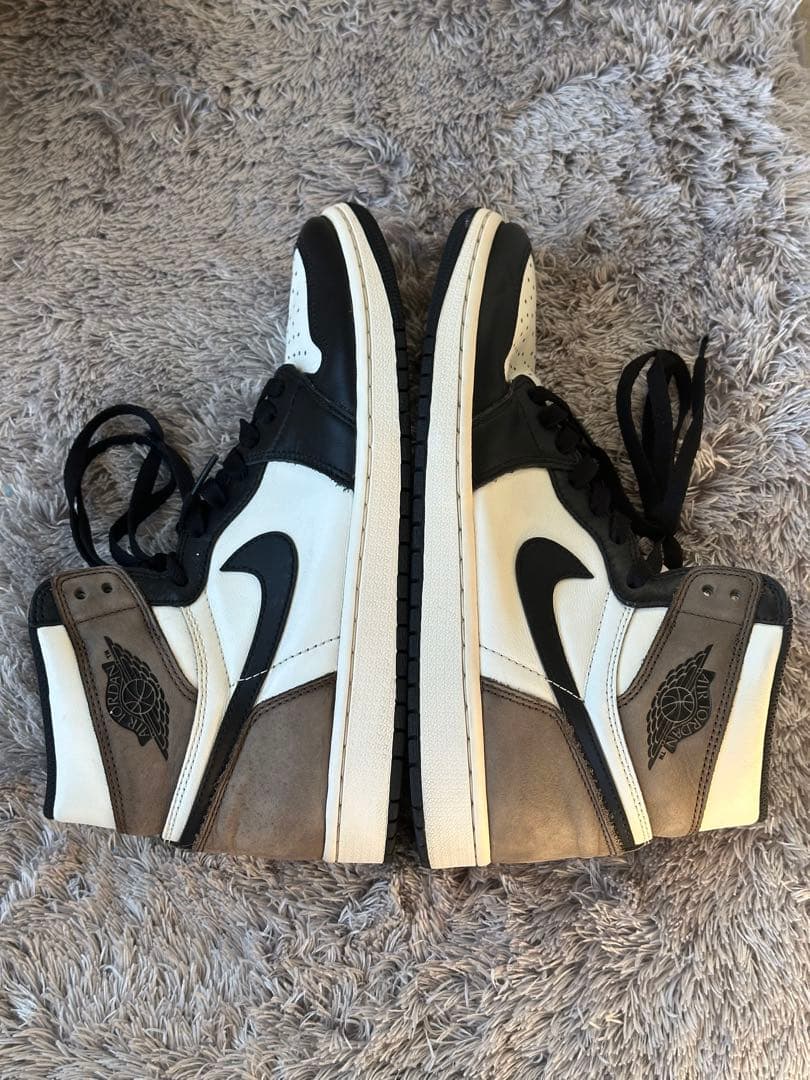 シューズ(男性用) Nike Air Jordan 1 Sail/Dark Mocha/Black