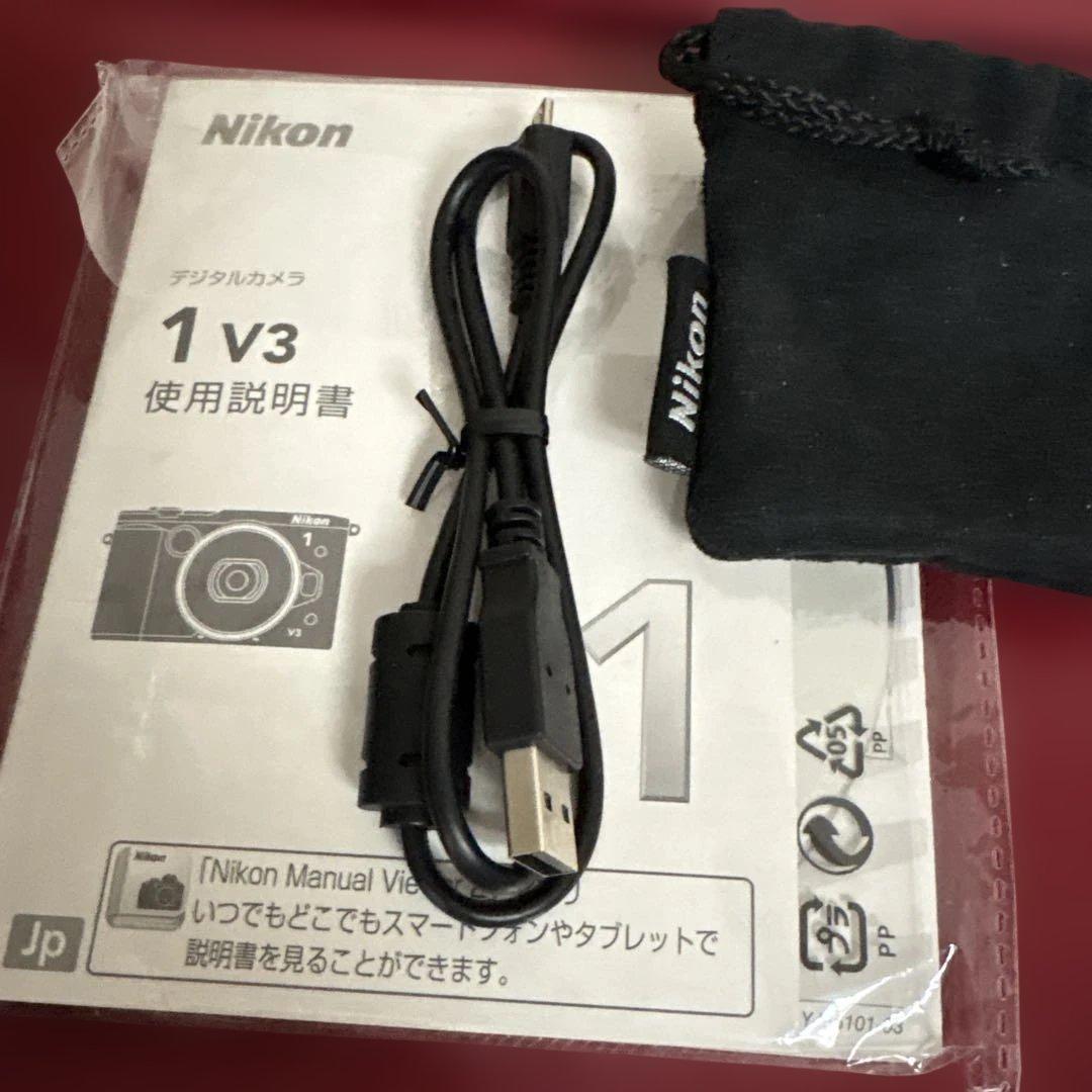 Nikon 1 V3 ミラーレスカメラ 本体とレンズ、箱付き
