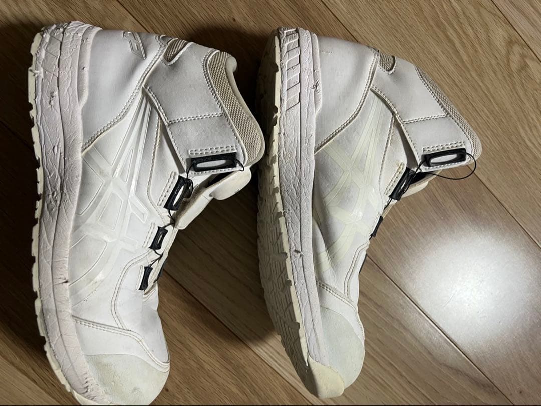 ◆アシックス安全靴CP304ホワイト×ホワイト☆限定色☆