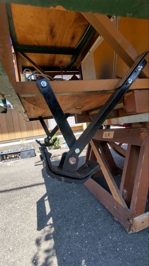 木製祭りの山車 提灯 小太鼓付き