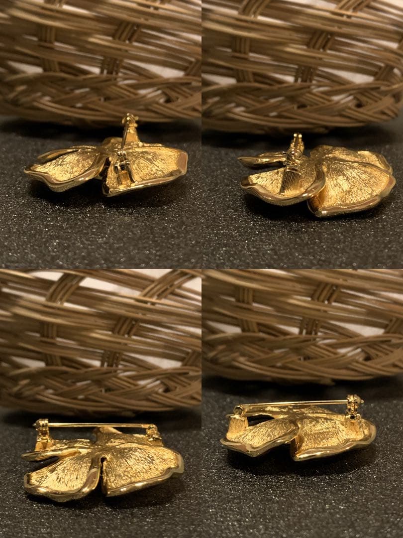 【美品】Dior ChristianDior クリスチャンディオール ブローチ