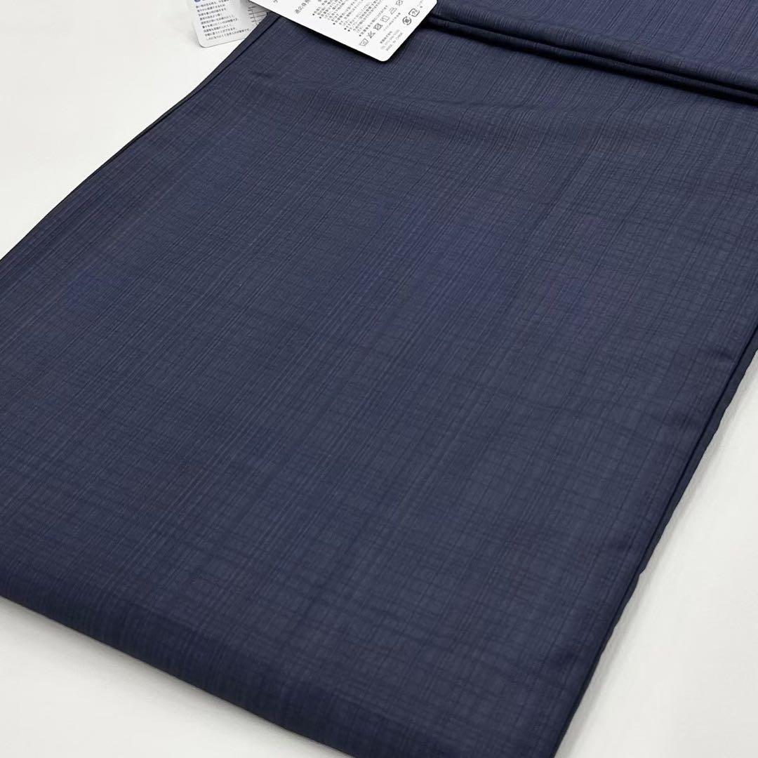 浴衣　夏　単着物　紺色　吸湿速乾　　クール素材　浴衣単品　0701⑨