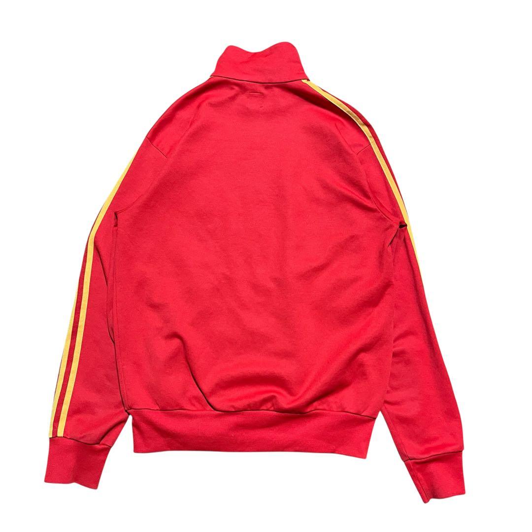 adidas スペイン代表　トラックジャケット　トレフォイル　赤黄　2XO