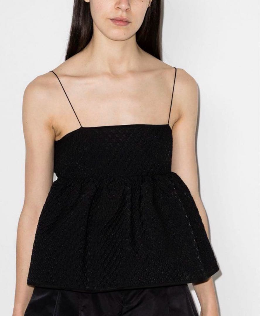 cecilie bahnsen セシリーバンセンキャミソール 黒 UK8