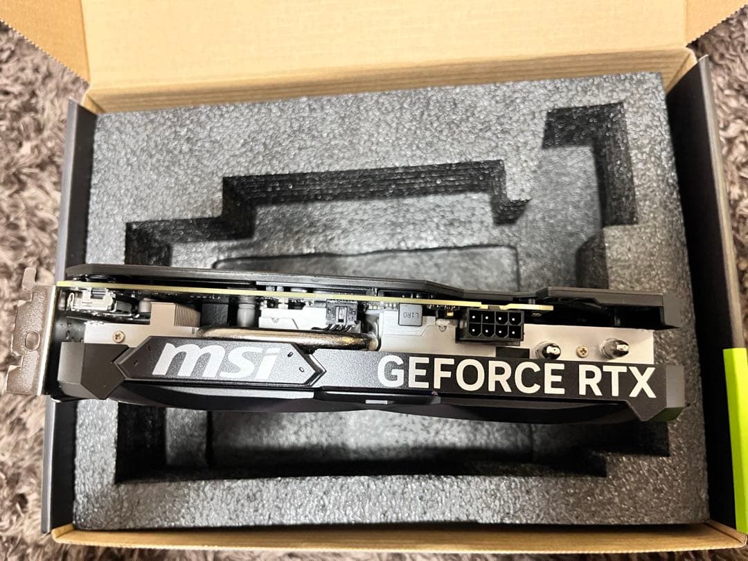 PC用ファン・クーラー MSI GeForce RTX 4060 Ti 8GB Ventus 2X